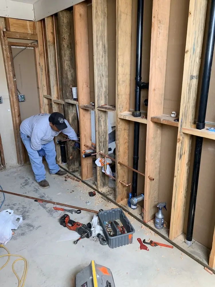 Commercial rough-in plumbing for Water Heater Replacement in Lake Bentley